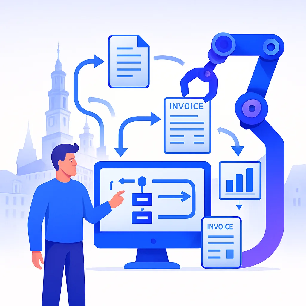 Ilustracja: Automatyzacja procesów Poznań