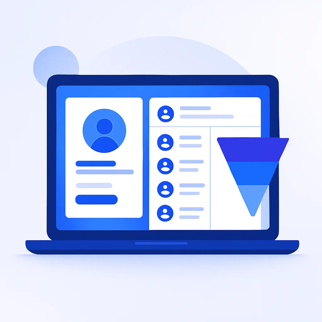 Ilustracja landing page
