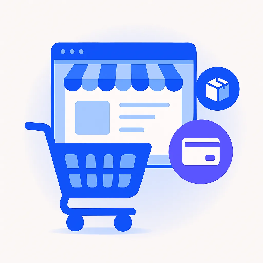 Ilustracja landing page