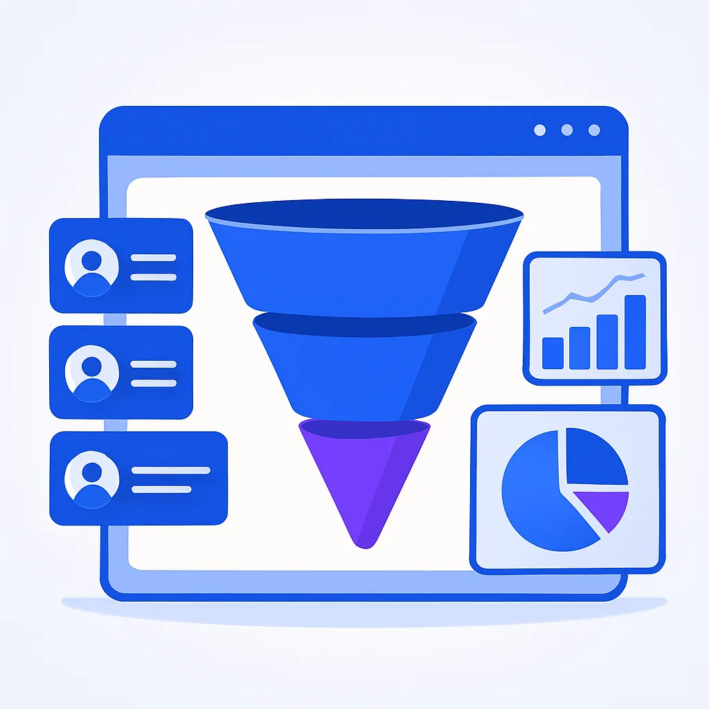 Ilustracja landing page