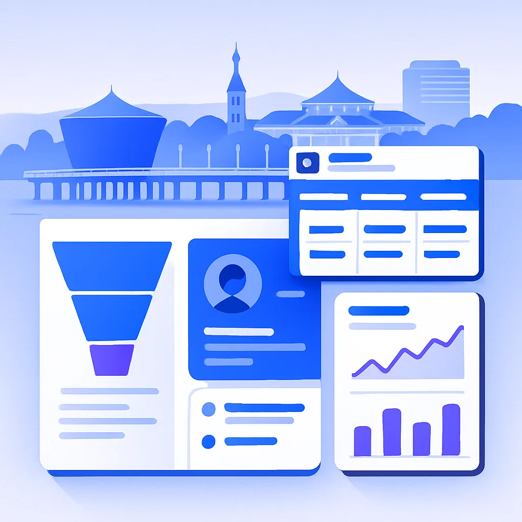 Ilustracja: Tworzenie CRM Sopot